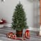 5ft. Pre-Lit Colorado Aspen Artificial Christmas Tree in Decorative Planter, White LED Lights